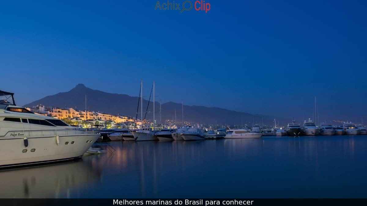 Melhores marinas do Brasil para conhecer